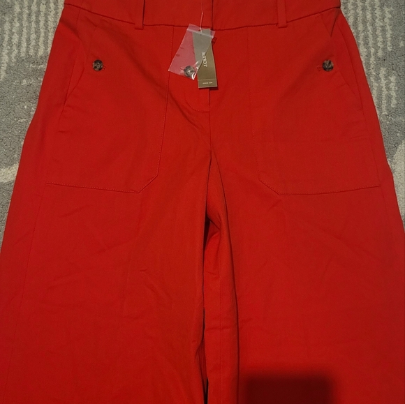 J.crew nwt Sydney crop wideleg trouser pants red 6 - Picture 2 of 4